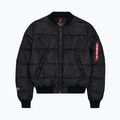 Vyriška šilta striukė Alpha Industries MA-1 Logo Puffer Bomber black 7
