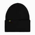 Kepurė Alpha Industries Rubber Logo Beanie black 2