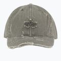 Kepurė su snapeliu Alpha Industries Acid Logo dark olive