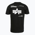Vyriški polo marškinėliai Alpha Industries Label T Back Print black 6