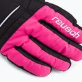 Reusch Alan vaikiškos slidinėjimo pirštinės juodos/rožinės spalvos 60/61/115 4