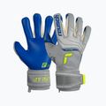 Reusch Attrakt Gold X pilkai mėlynos vartininko pirštinės 5270945-6006 5