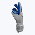 Reusch Attrakt Gold X pilkai mėlynos vartininko pirštinės 5270945-6006 7