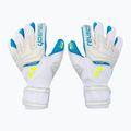 Reusch Attrakt Aqua mėlynos ir baltos spalvos vartininko pirštinės 5270439