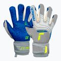 Reusch Attrakt Fusion Finger Support Guardian pilkos vaikiškos vartininko pirštinės 5272940 7