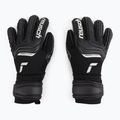 Reusch Attrakt Infinity Finger Support vaikiškos vartininko pirštinės juodos 5272720