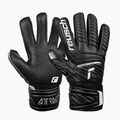 Reusch Attrakt Resist Finger Support Junior vaikiškos vartininko pirštinės juodos 5272610 5