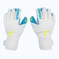 Reusch Attrakt Freegel Aqua Vėjui atsparios vartininko pirštinės baltos 5270459