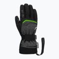 Slidinėjimo pirštinės Reusch Outset R-Tex XT black/black melange/neon green 2