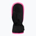 Vaikiškos slidinėjimo pirštinės Reusch Ben Mitten black/ knockout pink 3