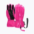 Vaikiškos slidinėjimo pirštinės Reusch Ben fuchsia purple/knockout pink 2