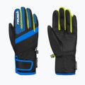 Vaikiškos slidinėjimo pirštinės Reusch Duke R-Tex XT black/brilliant blue/safety yellow