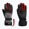 Vaikiškos slidinėjimo pirštinės Reusch Flash Gore-Tex black/black melange/fire red