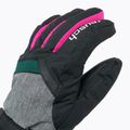 Reusch Flash Gore-Tex vaikiškos slidinėjimo pirštinės juodos/juodos melanžinės/rožinės glo 4