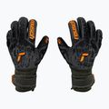 Reusch Attrakt Freegel Gold Finger Support Vartininko pirštinės juodos 5370030-5555