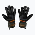 Reusch Attrakt Freegel Gold Finger Support Vartininko pirštinės juodos 5370030-5555 2