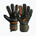 Reusch Attrakt Freegel Gold Finger Support Vartininko pirštinės juodos 5370030-5555 4