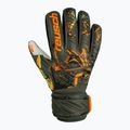 Reusch Attrakt Grip Finger Support vartininko pirštinės žalios-oranžinės 5370010-5556 5