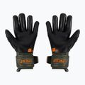 Reusch Attrakt Freegel sidabrinės žaliai oranžinės vartininko pirštinės 5370035-5555 2
