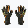 Reusch Attrakt Gold X Finger Support Junior vartininko pirštinės žalia-juoda 5372050-5555