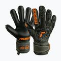 Reusch Attrakt Freegel Silver Finger Support Junior vartininko pirštinės juodai žalios 5372030-5555 4