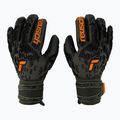 Reusch Attrakt Freegel Silver Junior vartininko pirštinės juodai žalios 5372035-5555