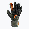 Reusch Attrakt Freegel Silver Junior vartininko pirštinės juodai žalios 5372035-5555 5