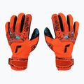 Reusch Attrakt Fusion Finger Support Guardian Junior vaikiškos vartininko pirštinės raudonos spalvos 5372940-3333