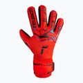 Reusch Attrakt Grip Evolution Finger Support Junior vaikiškos vartininko pirštinės raudonos spalvos 5372820-3333 4