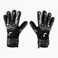 Reusch Attrakt Infinity Finger Support Junior vaikiškos vartininko pirštinės juodos 5372720-7700