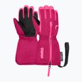 Vaikiškos slidinėjimo pirštinės Reusch Tom fuchs purp/knockout pink