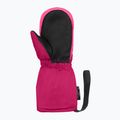 Vaikiškos slidinėjimo pirštinės Reusch Tom Mitten fuchsia purple/knockout pink 3