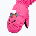 Reusch vaikiškos slidinėjimo pirštinės Sweety Mitten rožinės spalvos vienaragis 4