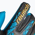 Vartininko pirštinės Reusch Attrakt Aqua Finger Support black/gold/aqua 5