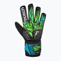 Vaikiškos vartininko pirštinės Reusch Attrakt Starter Solid Junior black/fluo lime/aqua 2
