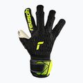 Vaikiškos vartininkų pirštinės Reusch Attrakt Freegel Gold Finger Support Junior black/safety yellow 2