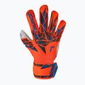 Vaikiškos vartininko pirštinės Reusch Attrakt Solid Finger Support Junior hyper orng/elec blue 2