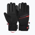 Slidinėjimo pirštinės Reusch Steve R-Tex XT 7809 black/fluo red