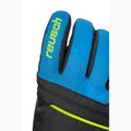 Vaikiškos slidinėjimo pirštinės Reusch Alan Junior black/brilliant blue/safety yellow 4