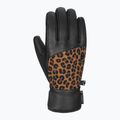 Moteriškos slidinėjimo pirštinės Reusch Beatrix R-Tex XT black/brown leopard 7