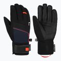 Slidinėjimo pirštinės Reusch Louis R-Tex XT black/dress blue/fluorescent red