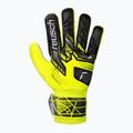 Vartininko pirštinės Reusch Attrakt Starter Solid safety yellow/silver 2