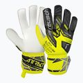 Vartininko pirštinės Reusch Attrakt Solid safety yellow/silver