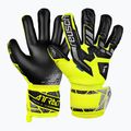 Vaikiškos vartininko pirštinės Reusch Attrakt Freegel Silver Junior safety yellow/silver/black