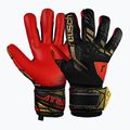 Vaikiškos vartininko pirštinės Reusch Attrakt Freegel Silver Junior black/gold/fiery red