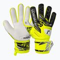 Vaikiškos vartininkų pirštinės Reusch Attrakt Grip Junior safety yellow/silver