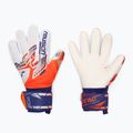 Vartininko pirštinės Reusch Attrakt Silver shocking orange/energize blue