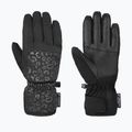 Moteriškos slidinėjimo pirštinės Reusch Keira R-Tex XT black/black leopard