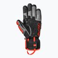 Vyriškos slidinėjimo pirštinės Reusch Worldcup Warrior GS black/silver/fluorescent red 4