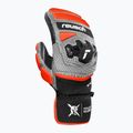 Slidinėjimo pirštinės Reusch Worldcup Warrior GS Mitten black/silver/fluo red 2